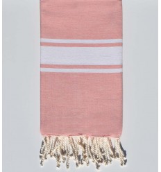 Fouta Plate rose dragée - 1