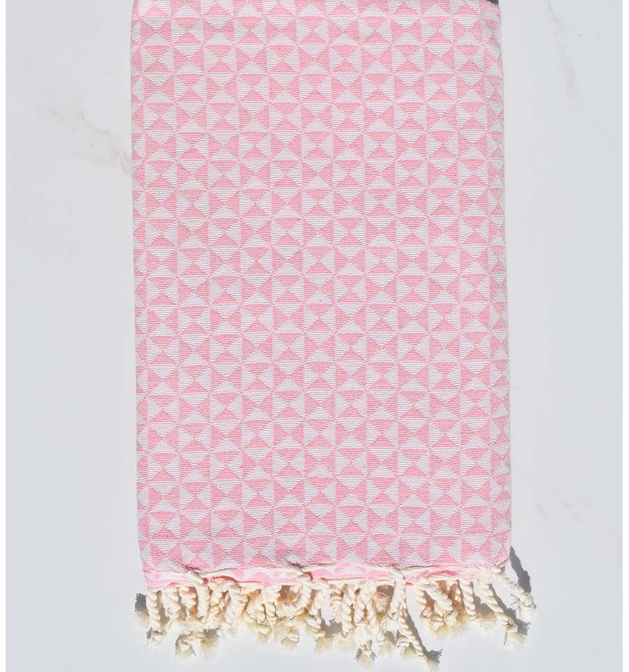 Fouta Papillon Rose Bebe