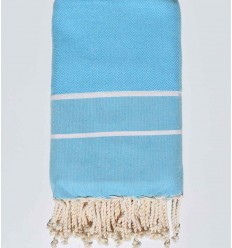 Jeté turquoise foncé 2m*2m Fouta Tunisia - 1