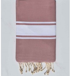 Fouta Plate rose lilas Fouta Tunisia - 1