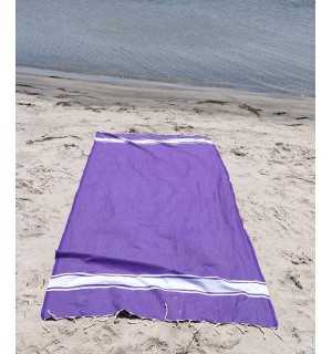 Fouta plate violet améthyste Fouta Tunisia - 1