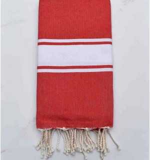 Fouta Plate rouge Fouta Tunisia - 1