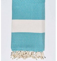 Fouta Diamant bleu tiffany Fouta Tunisia - 1