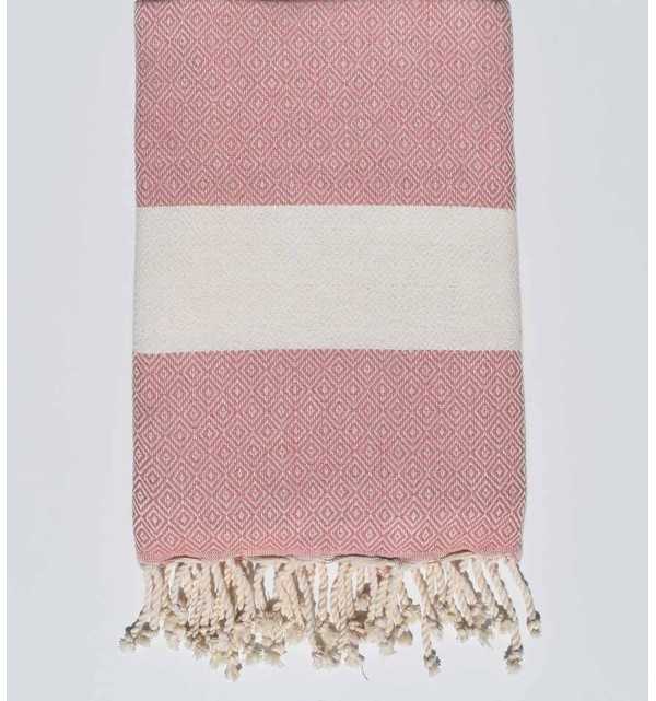 Fouta Diamant vieux rose Fouta Tunisia - 1