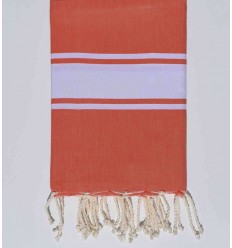 Fouta Plate orange mandarine Fouta Tunisia - 1