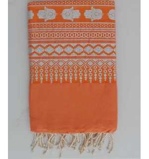 FOUTA KHOMSA Orange 