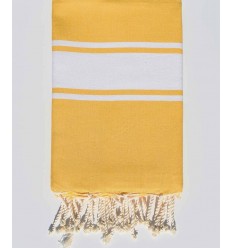 Fouta Plate jaune safran Fouta Tunisia - 1