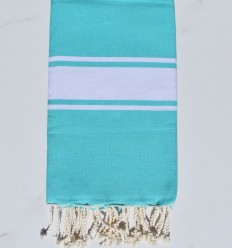 Fouta Plate bleu mers du sud  - 1