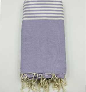 Jeté améthyste clair 2m*3m Fouta Tunisia - 1