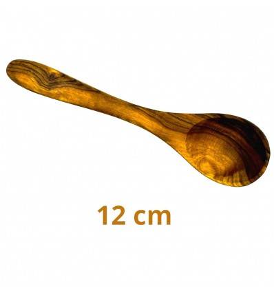 Cuillère à café en bois d'olivier 12 cm  - 1