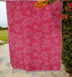 Fouta Seychelles Fuchsia Fouta Tunisia - 1