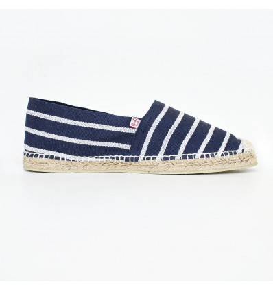 Espadrille Homme Marinière marine Crabster - 1