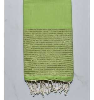 FOUTA Lurex plate Vert lime 