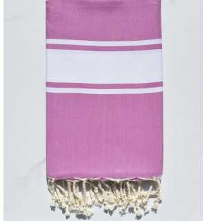 Fouta Plate parme 