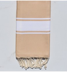 Fouta Plate beige sable 