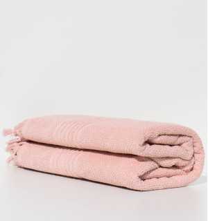 Draps  de bain HANNABAL saumon  2