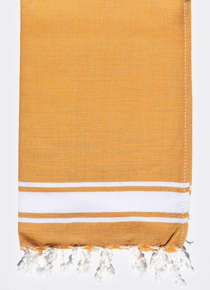 Mini fouta plate moutarde  - 2