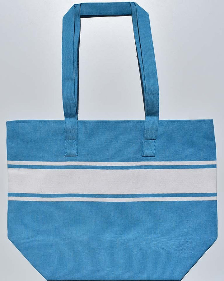 Sac de plage bleu azur Fouta Tunisia - 2