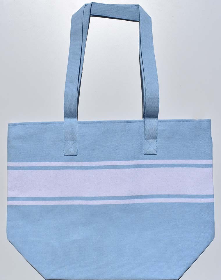 Sac de plage fouta bleu clair Fouta Tunisia - 2