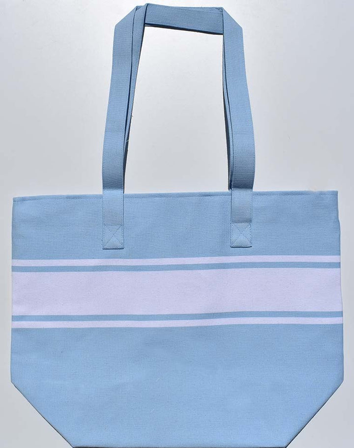 Sac de plage fouta bleu clair Fouta Tunisia - 2