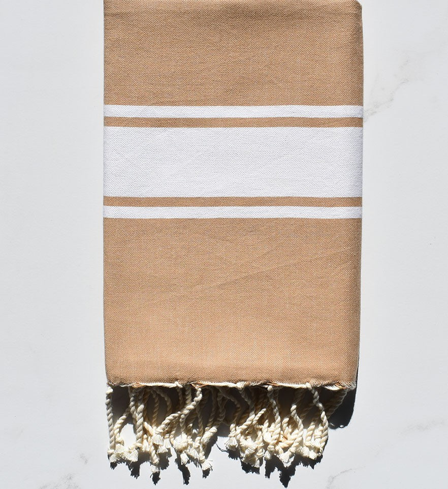 Fouta Plate beige  - 1