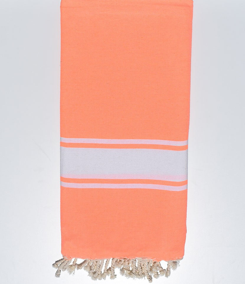 Jeté corail fluo  - 1