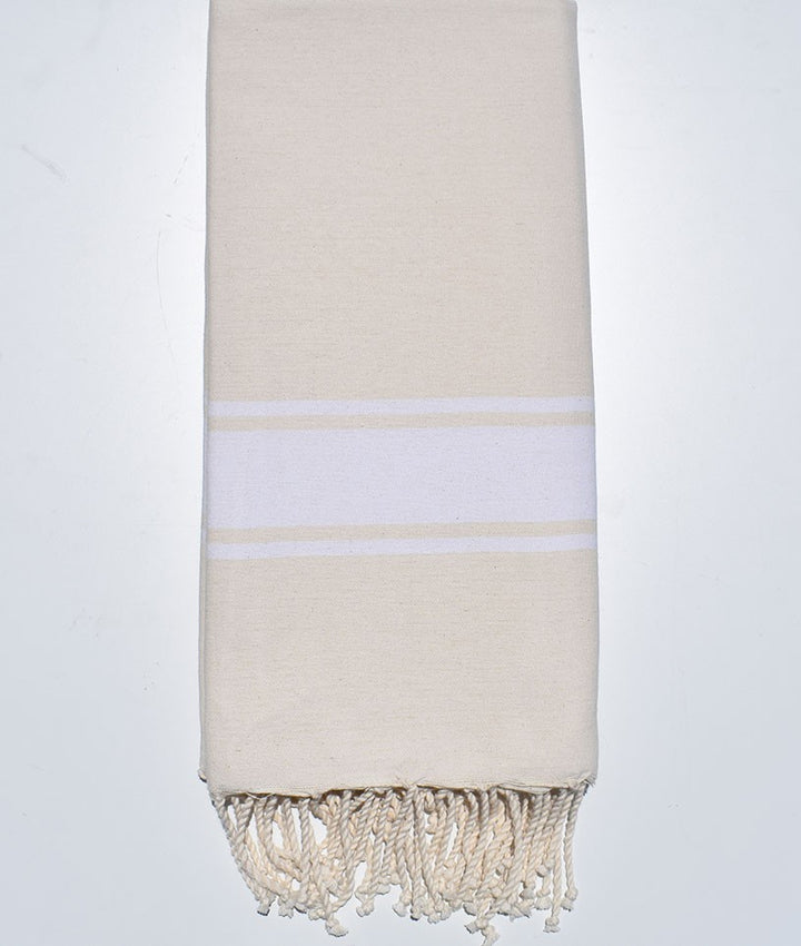 Jeté blanc écru  - 1