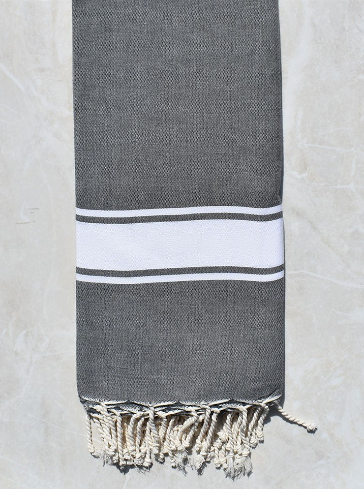 Jeté gris moyen 2m/2m  - 1