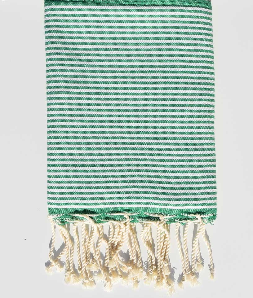 Enfant Nid d'abeille vert Fouta Tunisia - 1