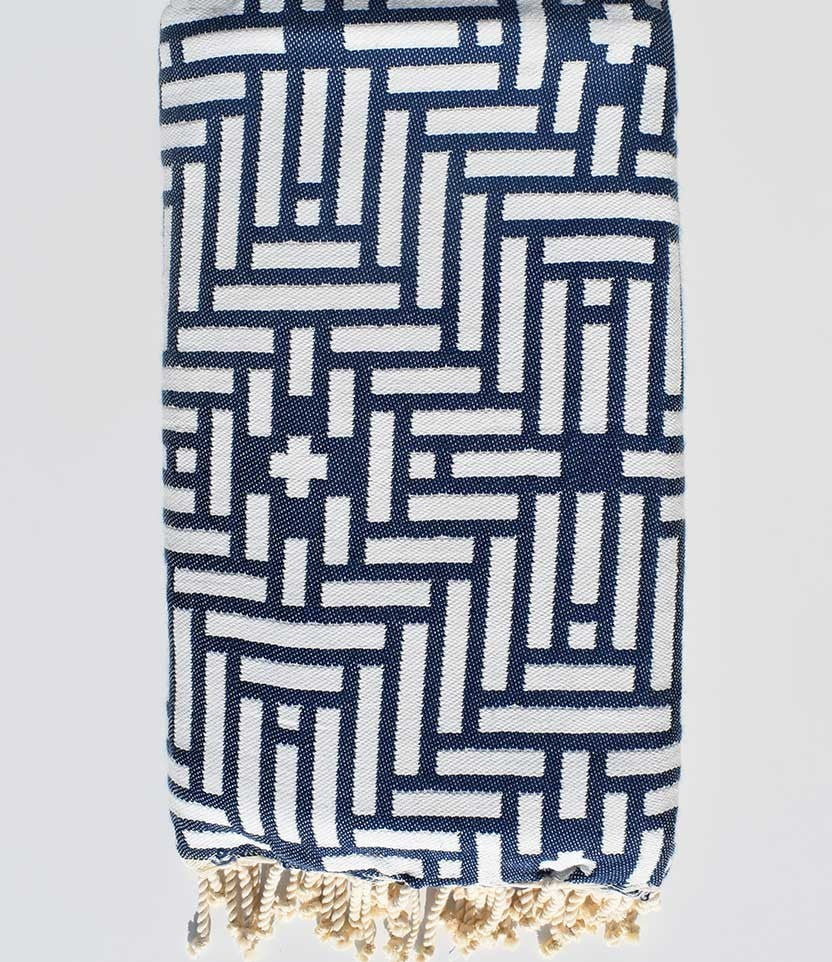 Jeté Bleu marine 2.8m*1.9m  - 1