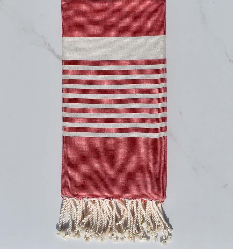 Fouta arthur rouge Fouta Tunisia - 1