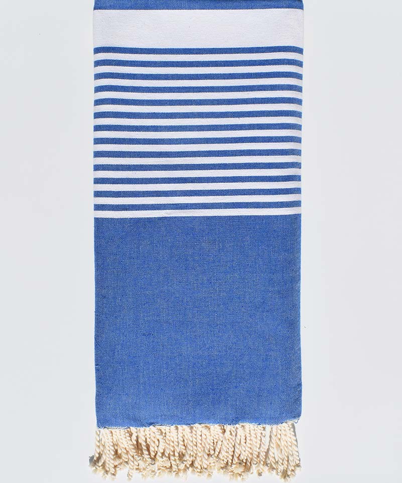 Jeté bleu denim Fouta Tunisia - 2