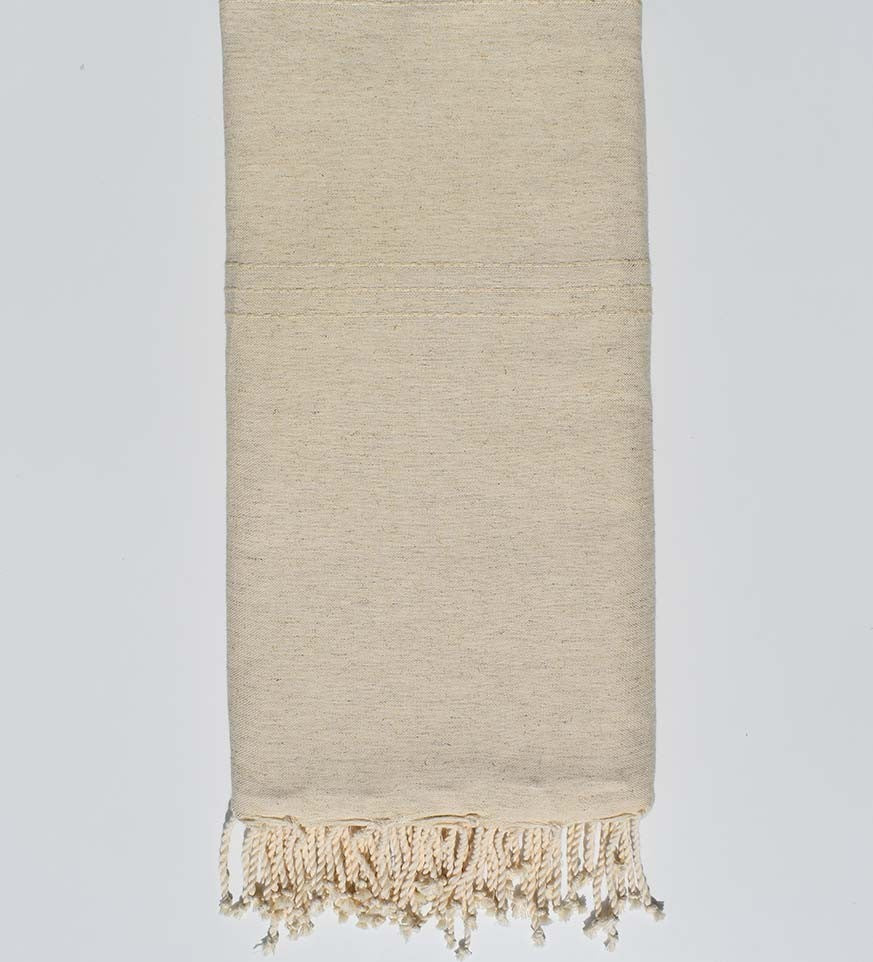 Jeté beige sable  - 1