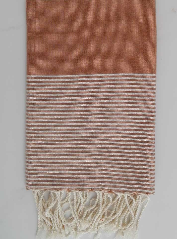 FOUTA Lurex plate alezan 