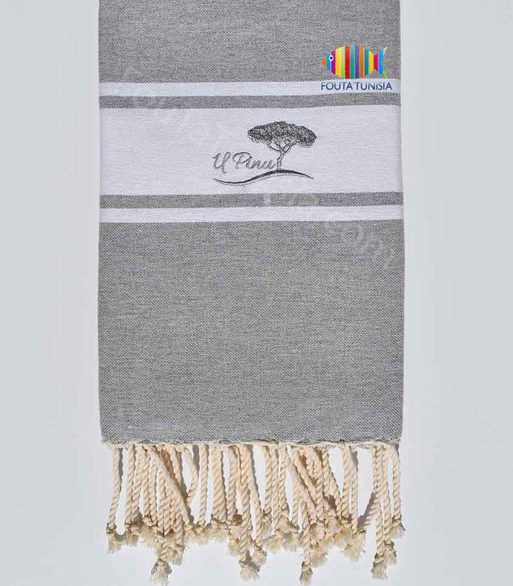 Fouta plate avec broderie Fouta Tunisia - 1