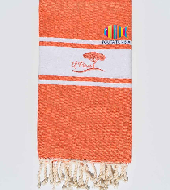 Fouta plate avec broderie Fouta Tunisia - 2