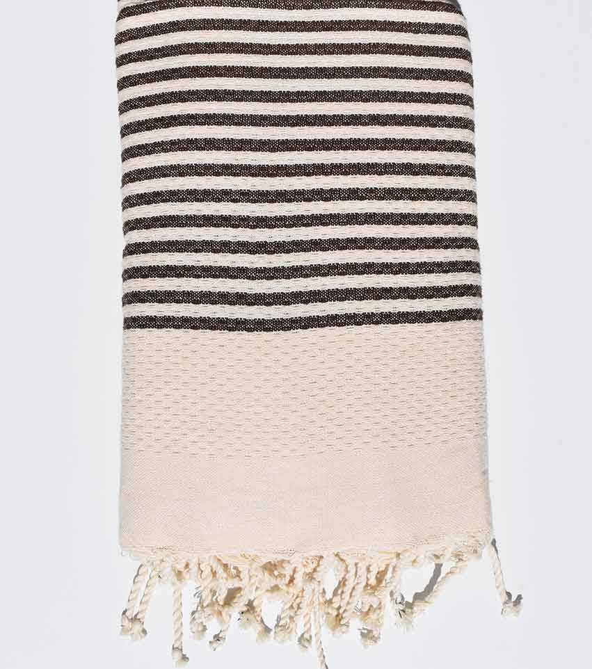 Jeté couple marron  - 1