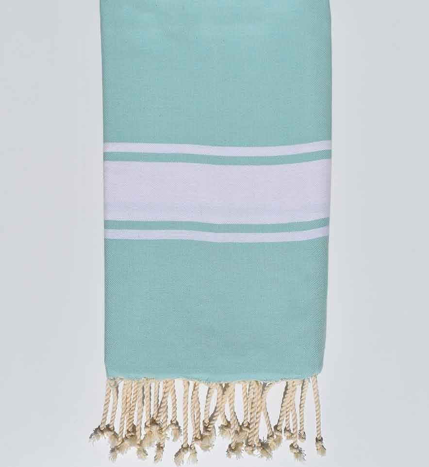 Fouta Plate vert opaline Fouta Tunisia - 1