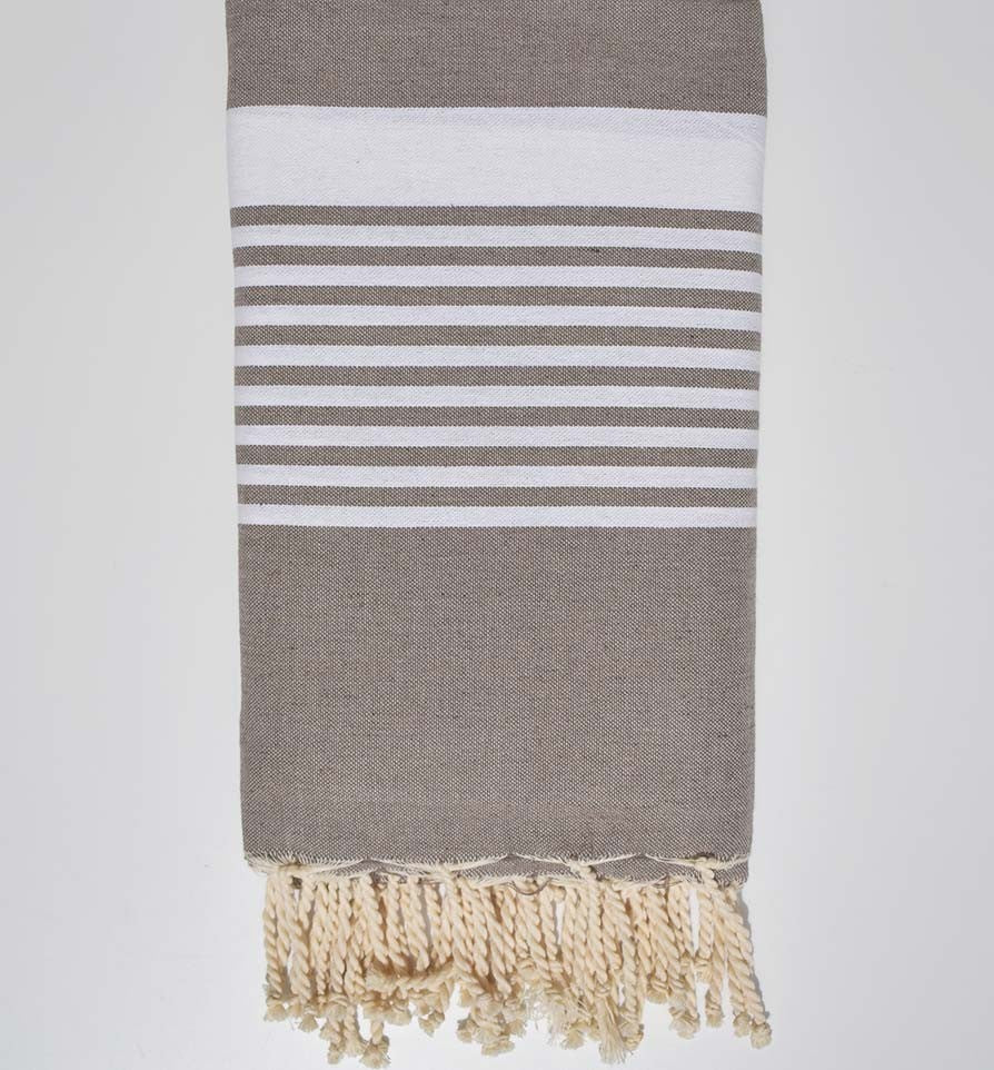 jeté couple Bistre  - 1