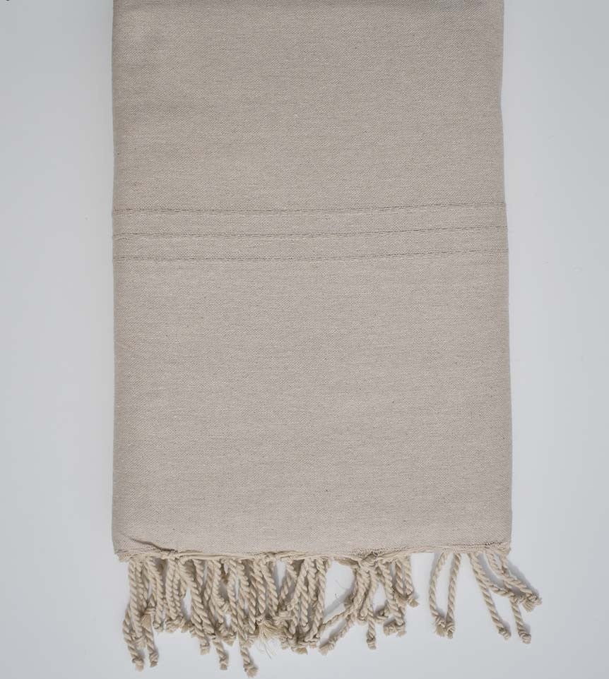 Jeté de lit beige sable 1.90m*3m  - 1