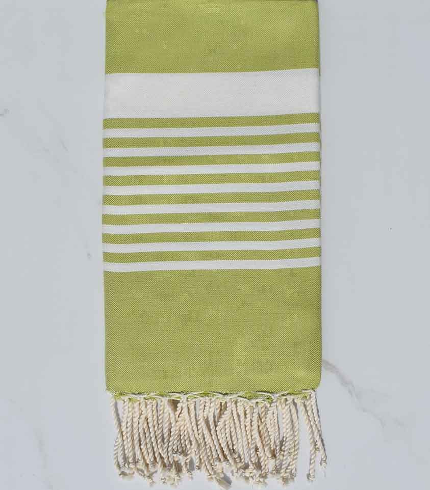 Fouta arthur couleur pistache Fouta Tunisia - 2