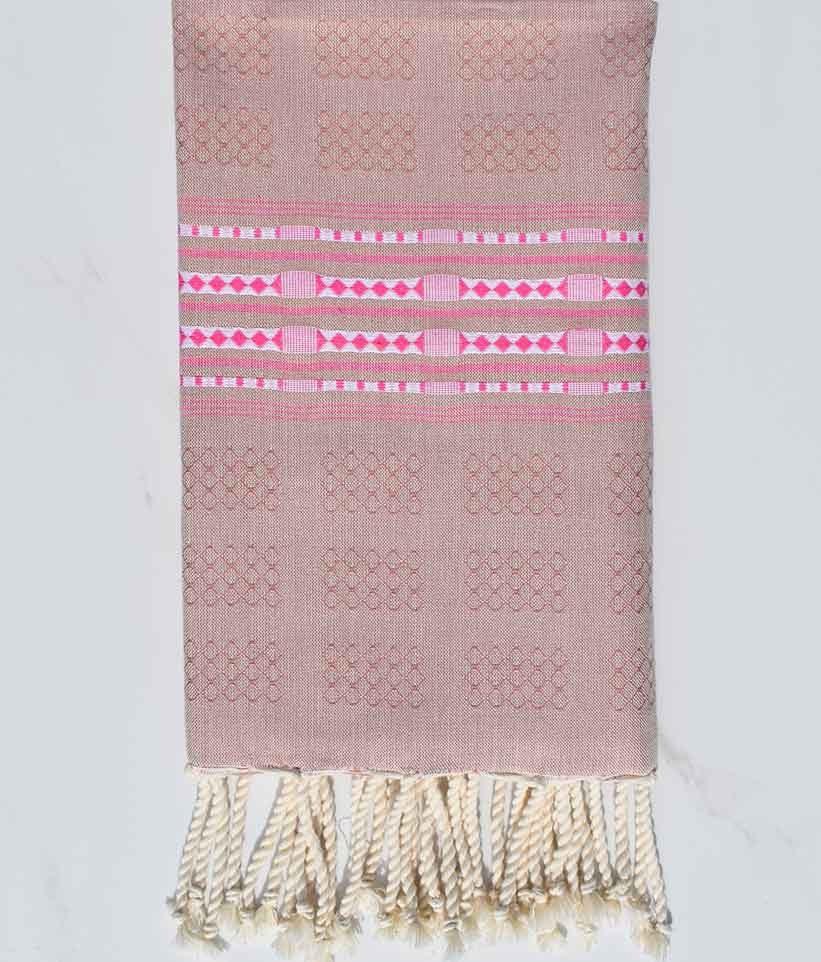 Fouta thalasso couleur pelure d'oignon Fouta Tunisia - 1