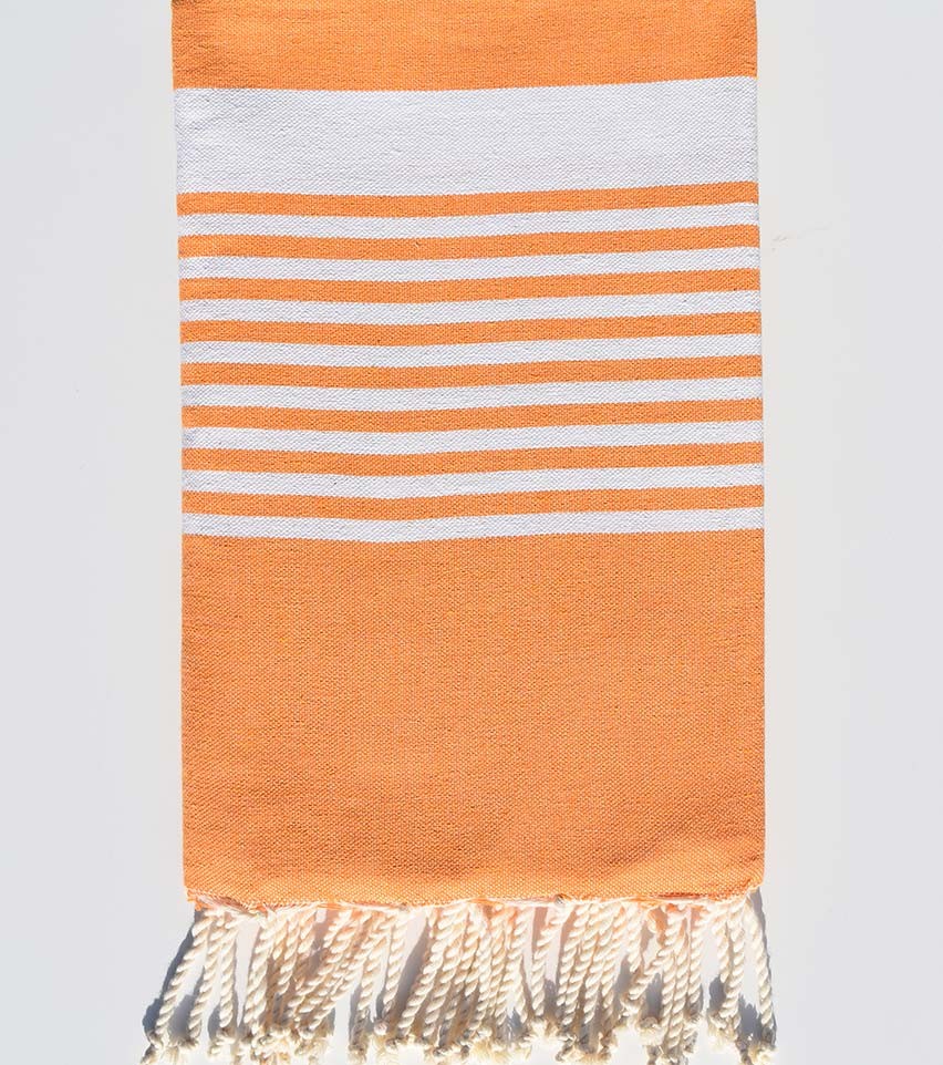 Fouta arthur orange clair  - 1