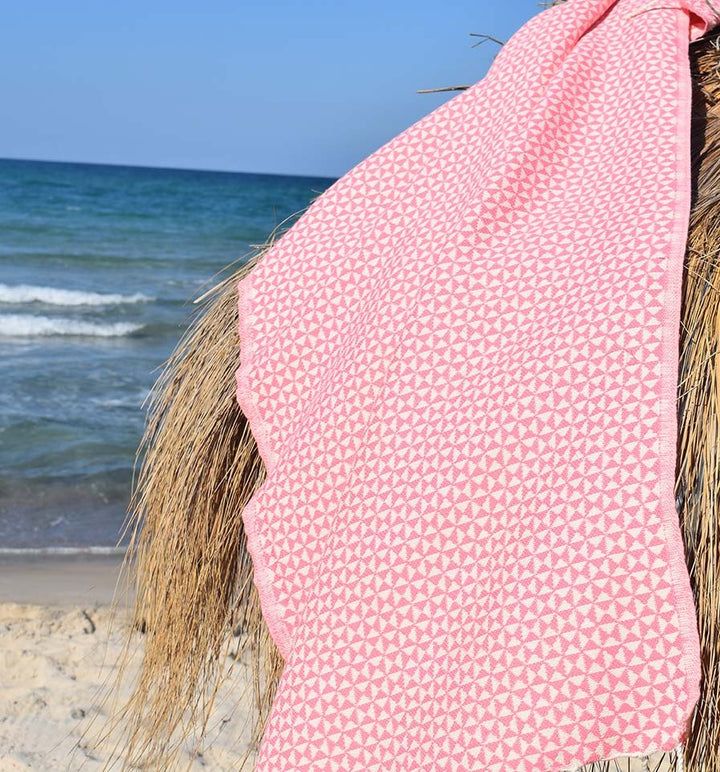 Fouta papillon rose clair Fouta Tunisia - 4