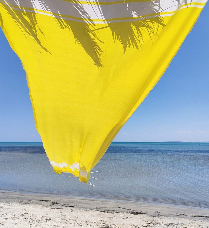 Fouta Plate jaune Fouta Tunisia - 3