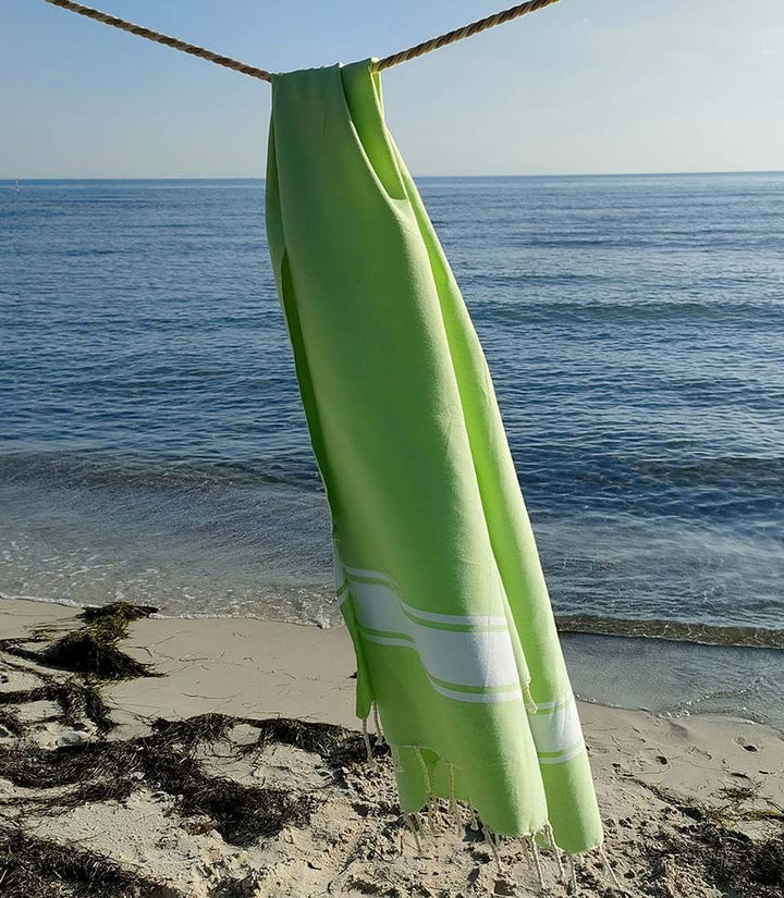 Fouta plate vert prairie Fouta Tunisia - 4