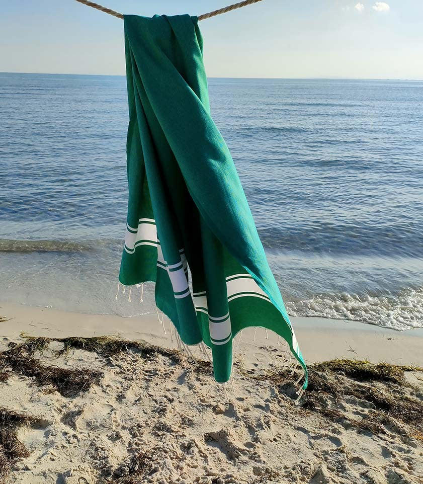 Fouta Plate vert gazon Fouta Tunisia - 2