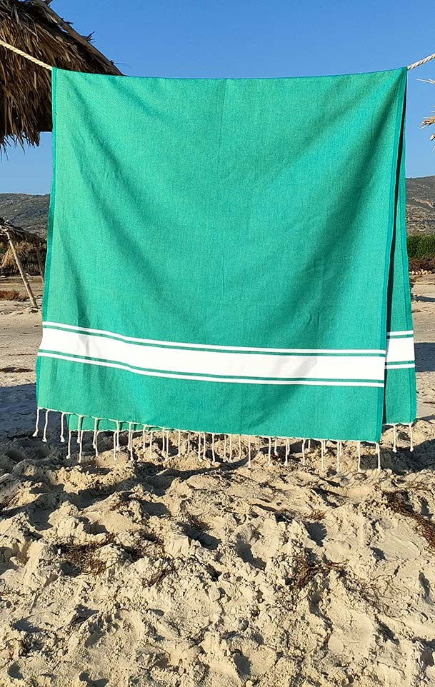 Fouta Plate vert gazon Fouta Tunisia - 1