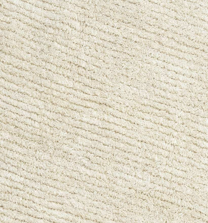 Tapis berbère en pure laine couleur écru Fouta Tunisia - 2