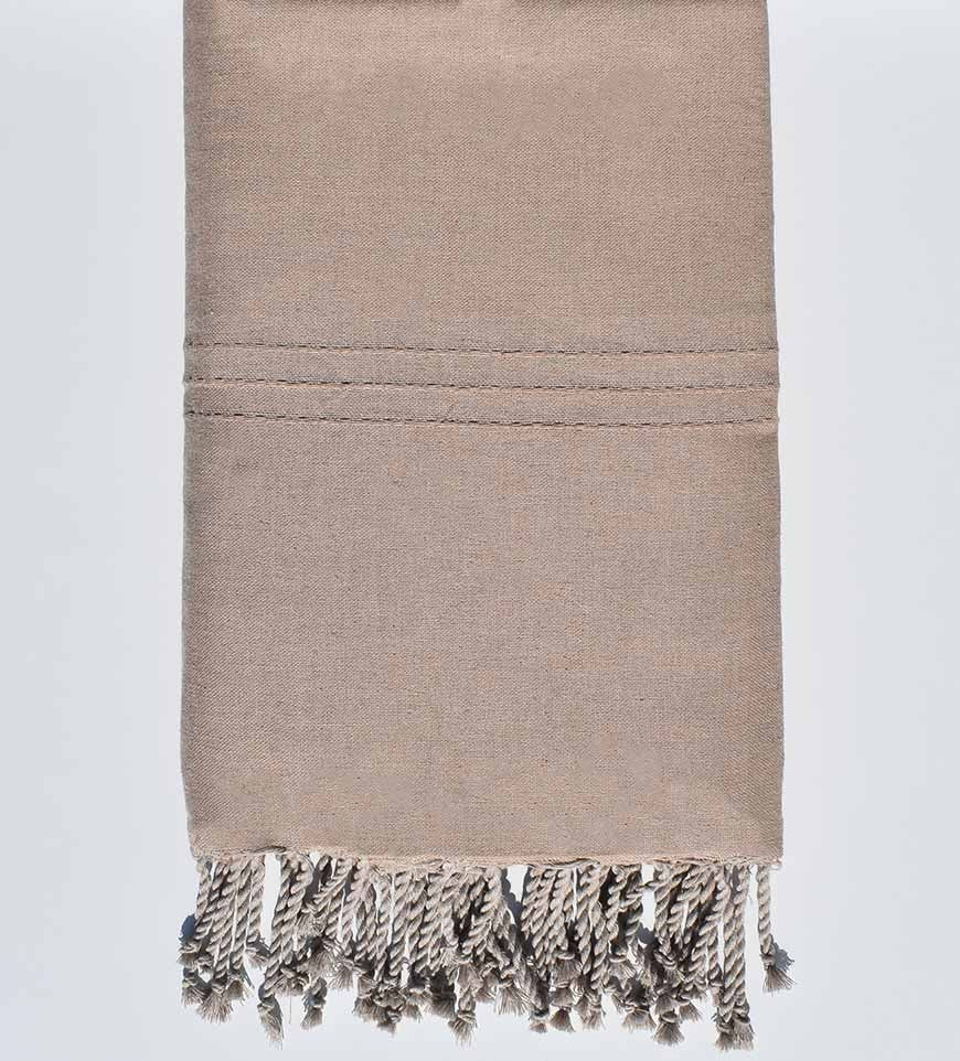 Jeté de lit couleur sépia Fouta Tunisia - 2